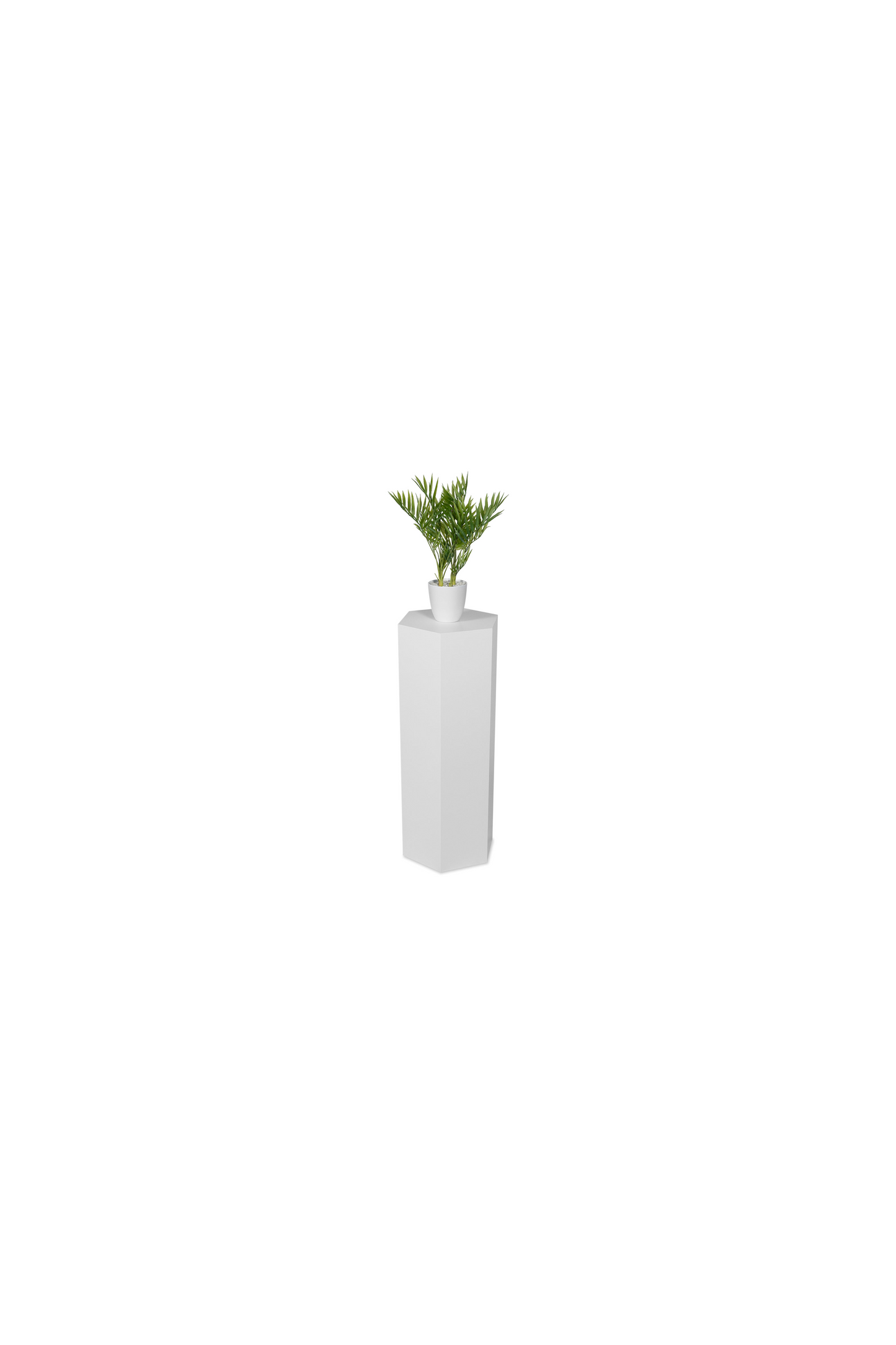 Dekosäule Sechseck 100x33x33cm - 4 Farben zur Auswahl