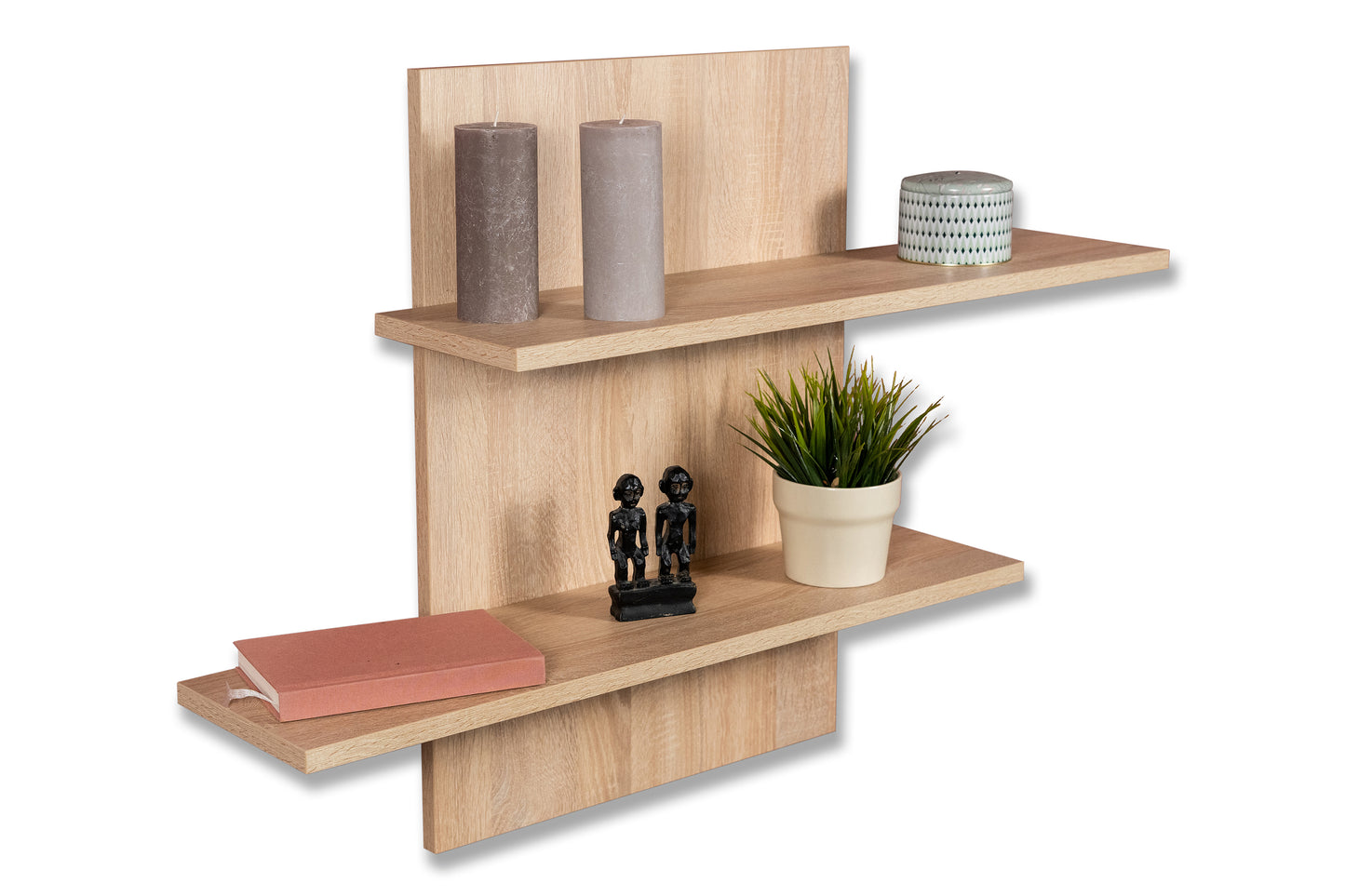 Wandregal Sam in Farbe Sonoma Eiche - 700x500x220mm