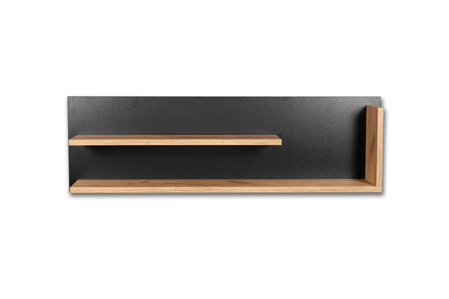 Wandregal Louie in Farbe Wildeiche - 1100x340x190mm