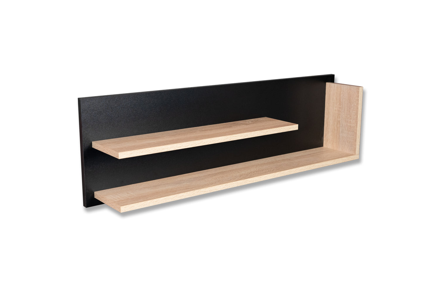 Wandregal Louie in Farbe Sonoma Eiche - 1100x340x190mm