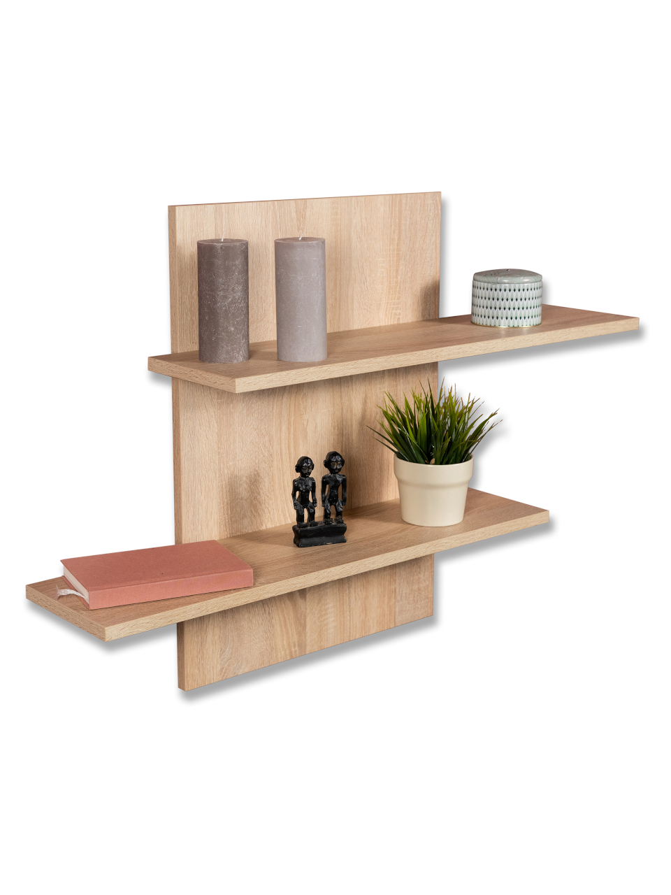 Wandregal Sam in Farbe Sonoma Eiche - 700x500x220mm