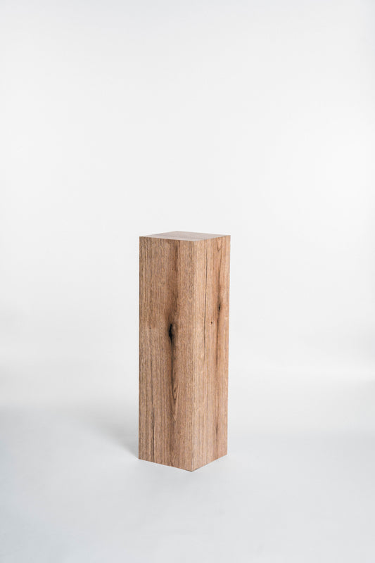 Außensäule wetterfest in der Farbe Eiche - 3 Größen zur Auswahl