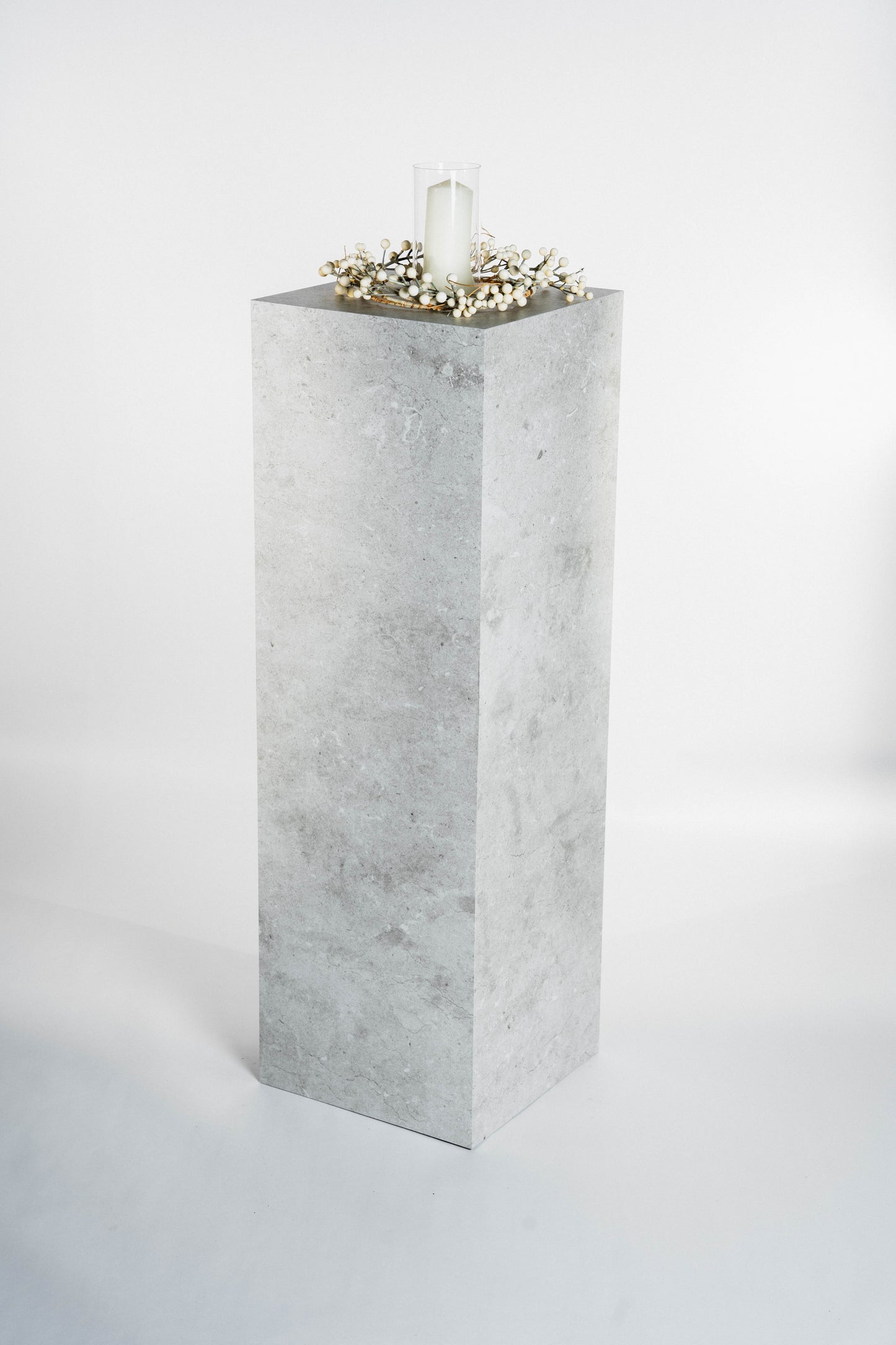 Außensäule wetterfest in der Farbe Beton - 3 Größen zur Auswahl