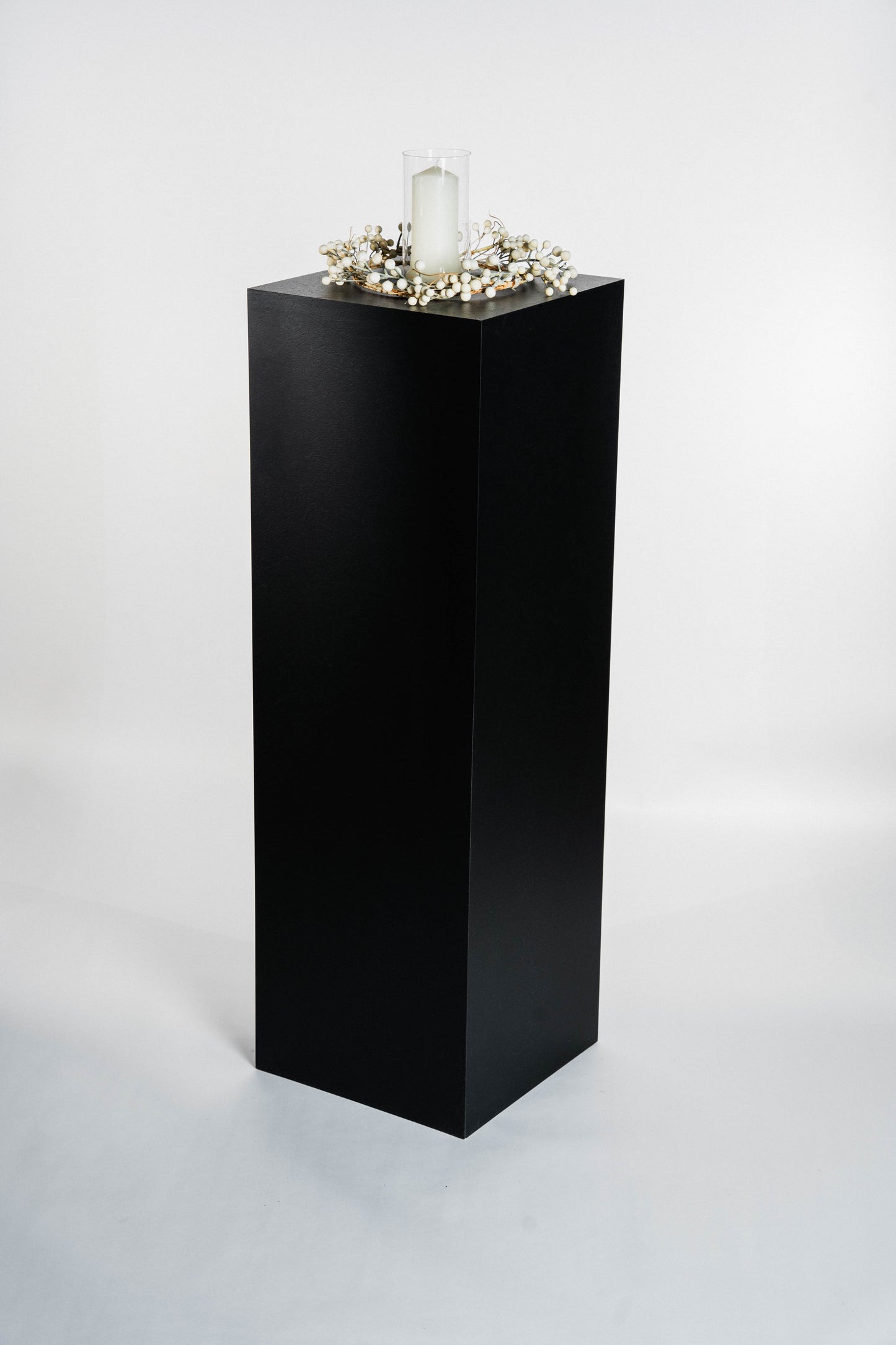 Außensäule wetterfest in der Farbe Schwarz Matt - 3 Größen zur Auswahl