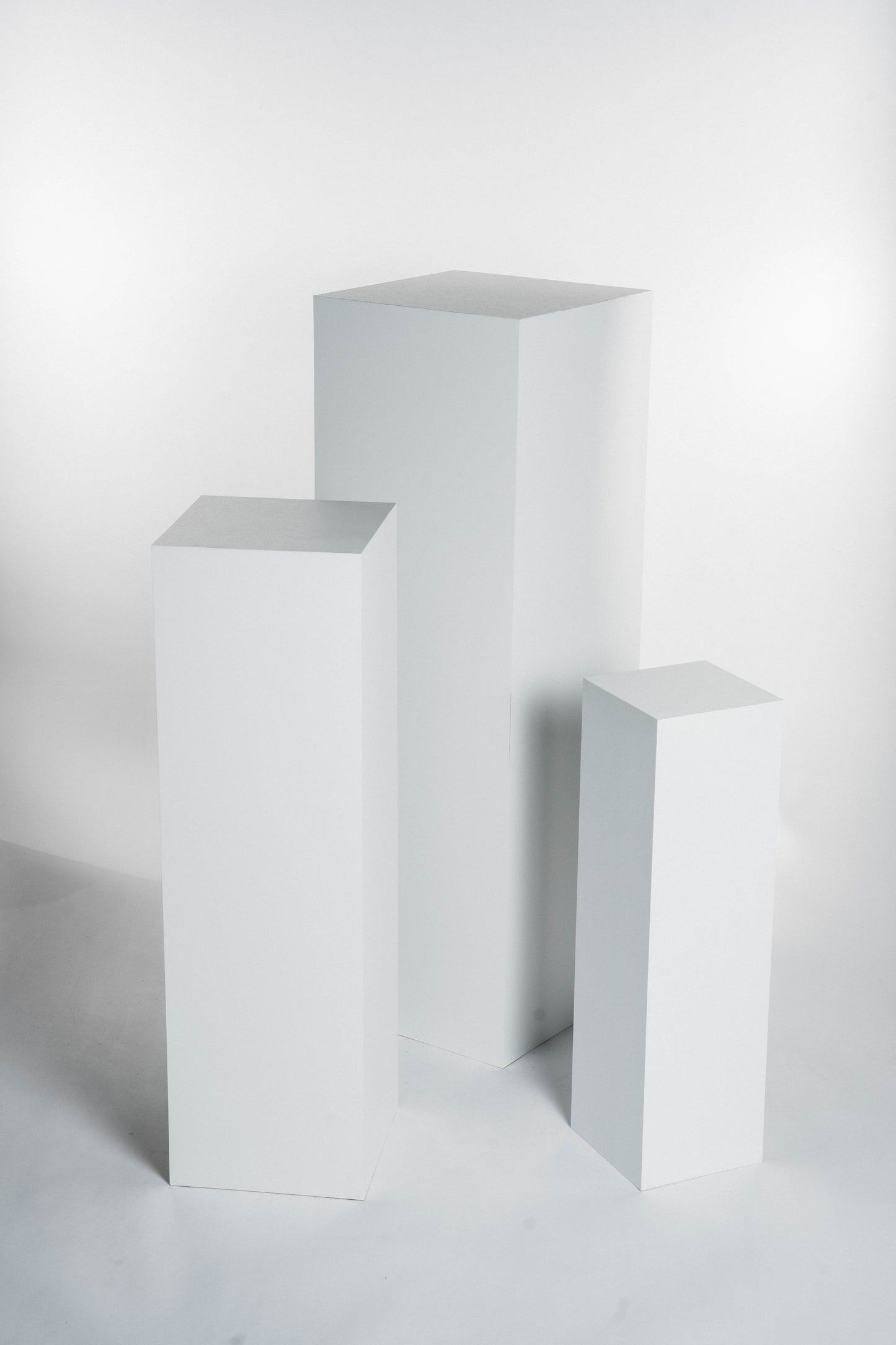 Außensäule wetterfest in der Farbe Weiß Matt - 3 Größen zur Auswahl