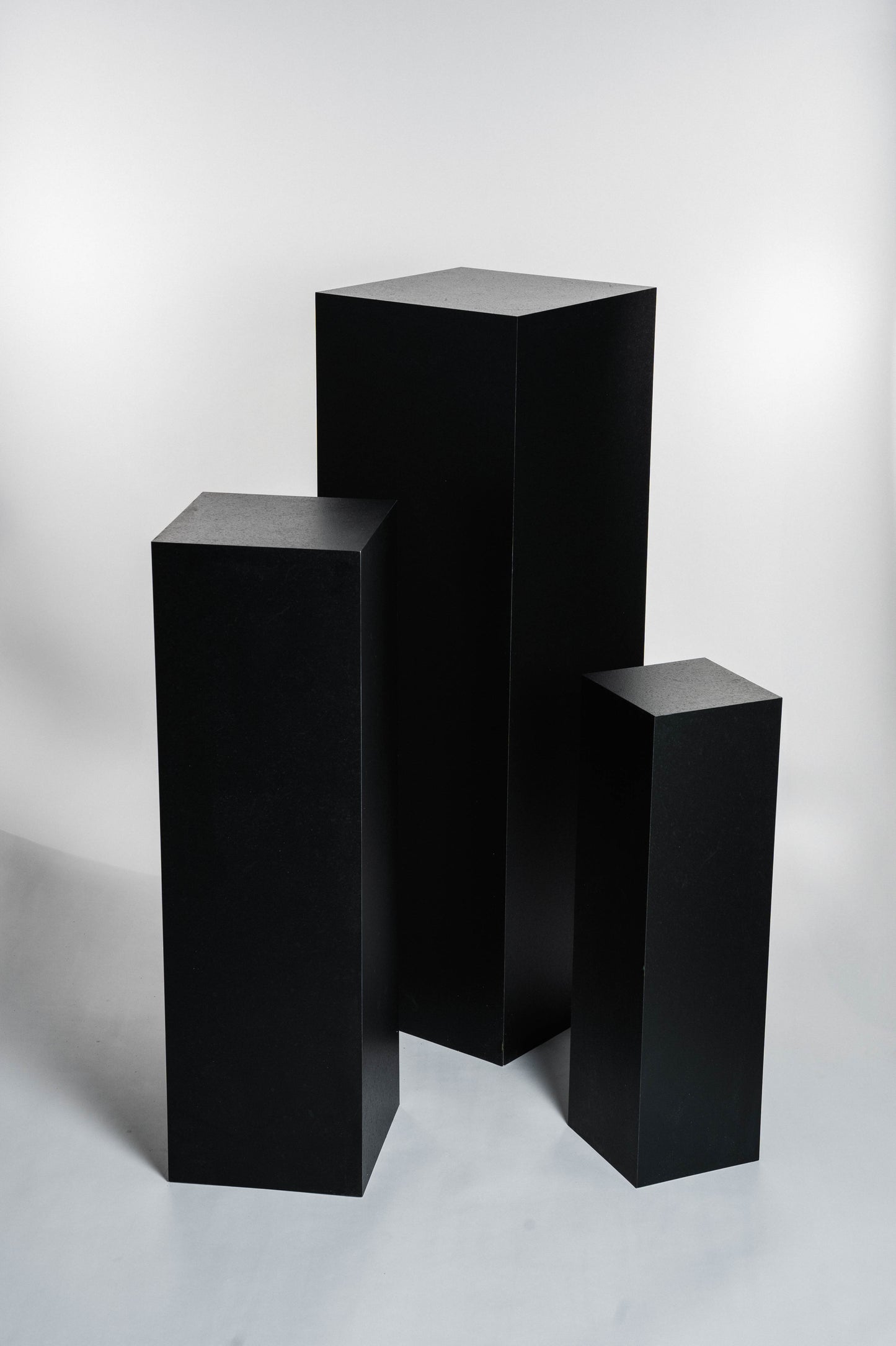 Außensäule wetterfest in der Farbe Schwarz Matt - 3 Größen zur Auswahl